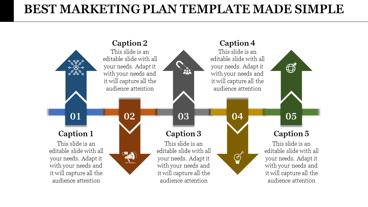Free - The Best Marketing Plan PowerPoint Presentation Template